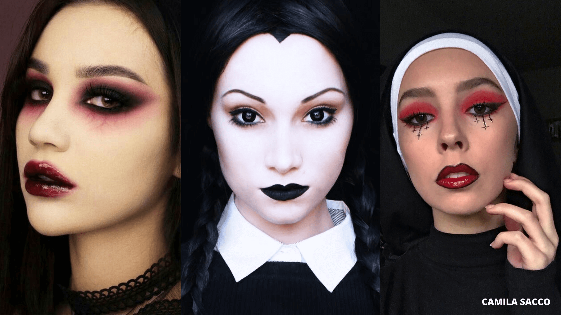 9 Ideias de Maquiagem de Halloween Feminina Fácil e Simples 2021 - Blog  Victória Brito